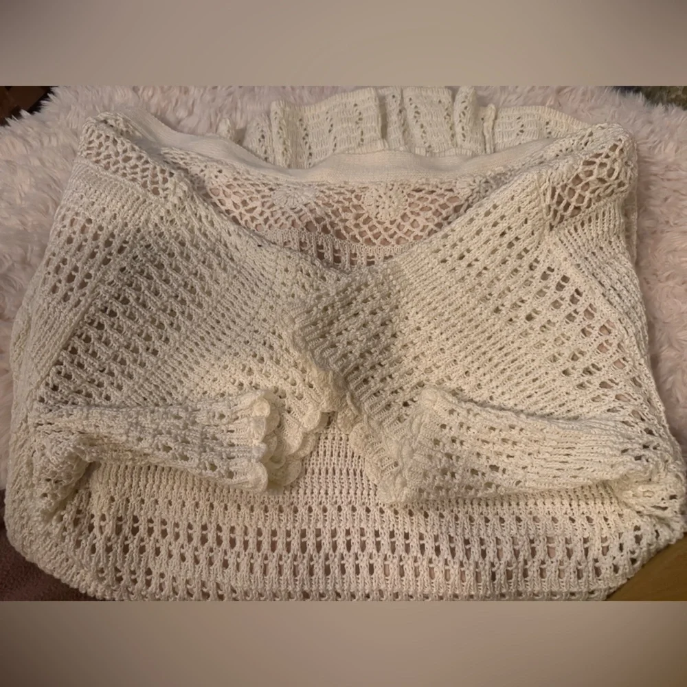Free People Sistine Mini White Crochet Dress size XS - Picture 5 of 5